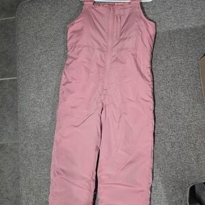Kids Snowsuit Overalls Pink